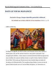 dati-le voi sa manance! - Biserica Ortodoxă Română 