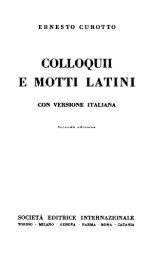 Colloquii e motti latini con versione italiana - Accademia Vivarium ...