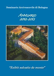 Vedi l'annuario (in .pdf) - Chiesa di Bologna