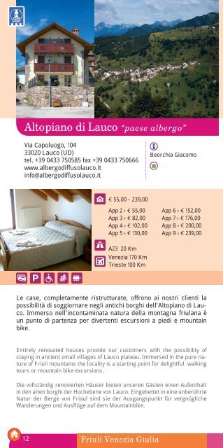 albergo diffuso di campagna - Associazione Nazionale Alberghi Diffusi