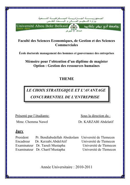 Chapitre 2 Acquisition D Un Avantage Concurrentiel Dspace