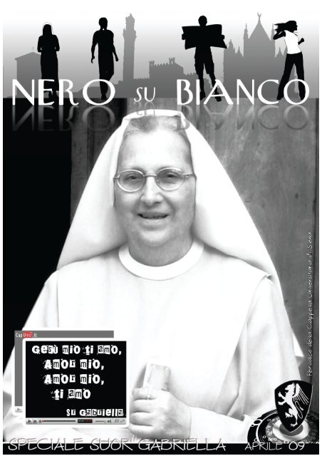 Nero su Bianco SPECIALE SUOR GABRIELLA - Cappella ...