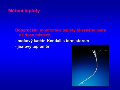 Hypotermie u TBI – up to date 2011 - Česká společnost ...