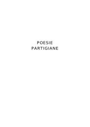 POESIE PARTIGIANE - ANPI Pianoro