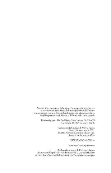 Questo libro è un'opera di fantasia. Nomi, personaggi, luoghi e ... - Ibs