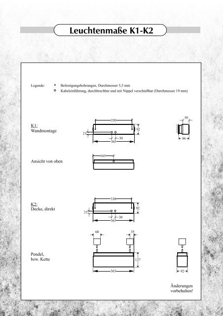 SICHERHEITSLEUCHTE K1-K2