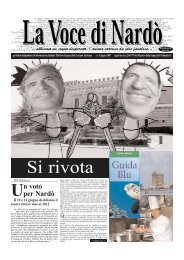 Si rivota - La Voce di Nardò