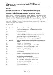 Allgemeine Abwassersatzung Seedorf (AAS Seedorf) - Wege ...