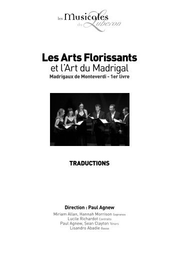 Les Arts Florissants - Les Musicales du Luberon