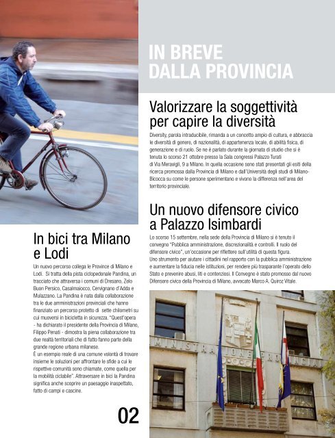 Ottobre 2008 - Provincia di Milano