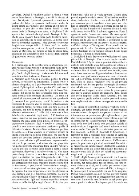 pietro genesini appunti e versioni di letteratura italiana