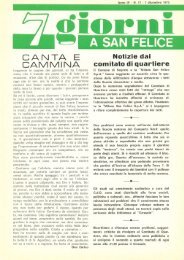 SCOUT a San FELICE - Quartiere San Felice