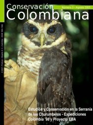 Conservación Colombiana – Número 3 – Agosto 2007 - Proaves