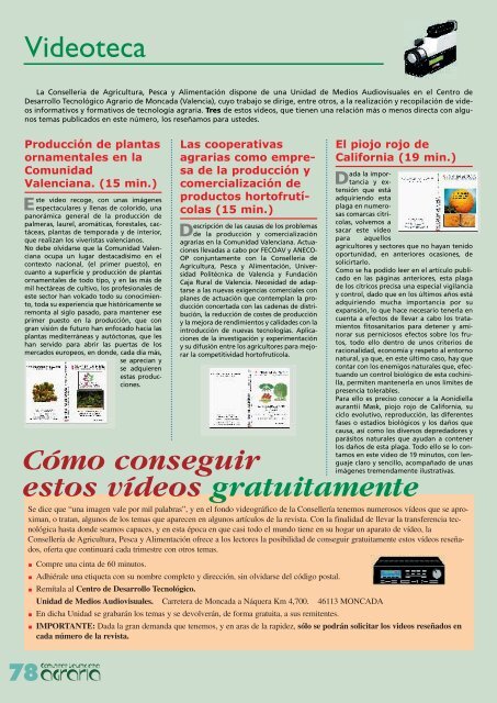 revista agraria - número 16 - IVIA