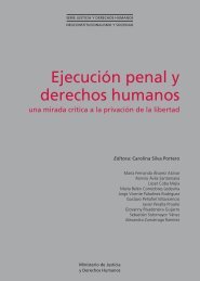 Ejecución penal y derechos humanos - Ministerio de Justicia ...