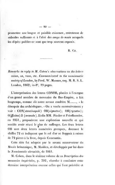 Revue belge de numismatique et de sigillographie