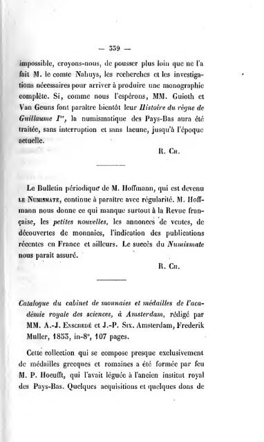 Revue belge de numismatique et de sigillographie