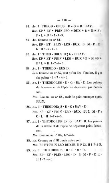 Revue belge de numismatique et de sigillographie