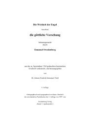 Die Weisheit der Engel betreffend die göttlichen Vorsehung