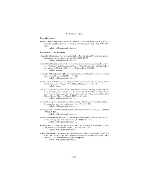 Bibliography - United Nations Treaty Collection - Naciones Unidas