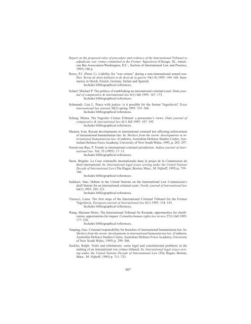 Bibliography - United Nations Treaty Collection - Naciones Unidas