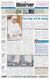 Observer 19 Aug 2012 - Oman Daily Observer