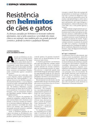 upload/Resistência em helmintos de cães e gatos.pdf - Vencofarma