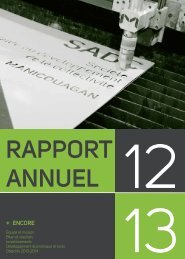 RAPPORT ANNUEL 12-13