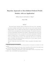 Bayesian Approach to Zero-Inflated Ordered Probit ... - Maxwell School