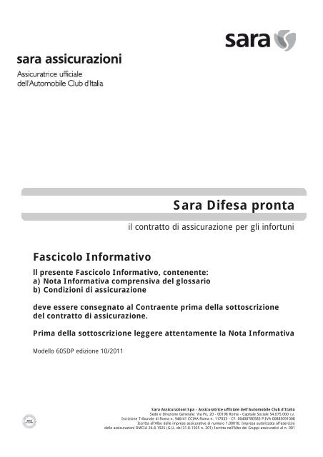 Lettera denuncia sinistro assicurazione professionale
