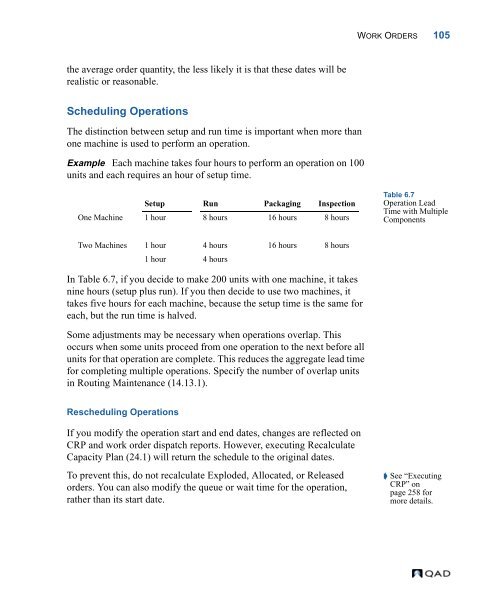 MFG/PRO 9.0 User Guide Volume 3: Manufacturing - QAD.com