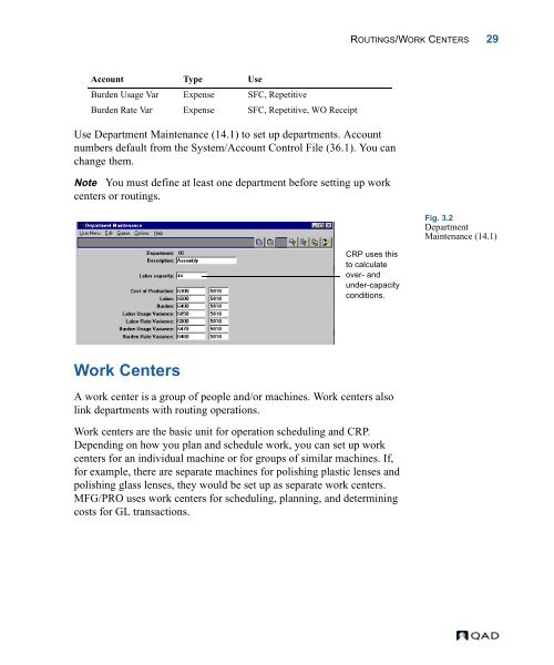 MFG/PRO 9.0 User Guide Volume 3: Manufacturing - QAD.com