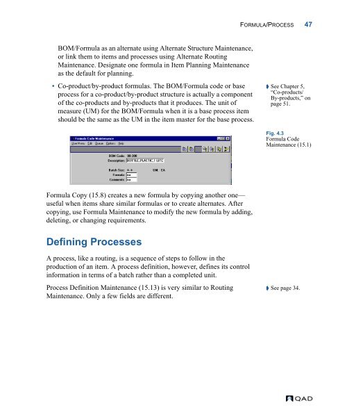 MFG/PRO 9.0 User Guide Volume 3: Manufacturing - QAD.com