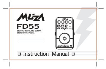 Instruction Manual - MUZA