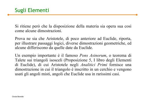 Per Euclide non esiste una via regia - Matematica