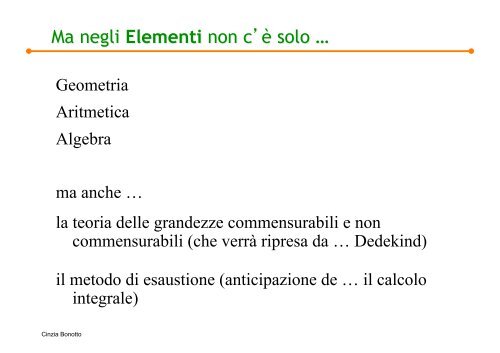 Per Euclide non esiste una via regia - Matematica