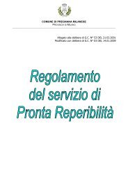 Regolamento del servizio di pronta reperibilita.pdf - Comune di ...