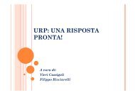URP: UNA RISPOSTA PRONTA! - Consiglio Regionale della Toscana