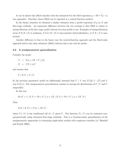 Binary Models with Endogenous Explanatory Variables 1 ... - Cemfi