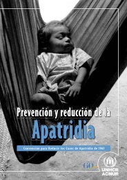 Prevención y reducción de la Apatridia. Convención para ... - Acnur