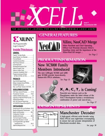 XCELL 17 Newsletter (Q2 95) - Xilinx