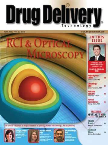 Raman Chemical Imaging as a Tool for Measuring ... - ChemImage