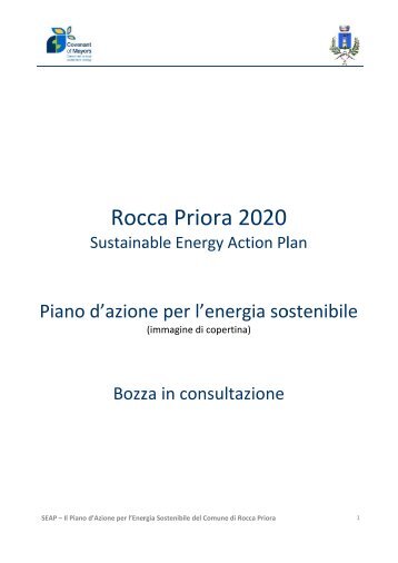 Bozza in consultazione.pdf - Comune di Rocca Priora