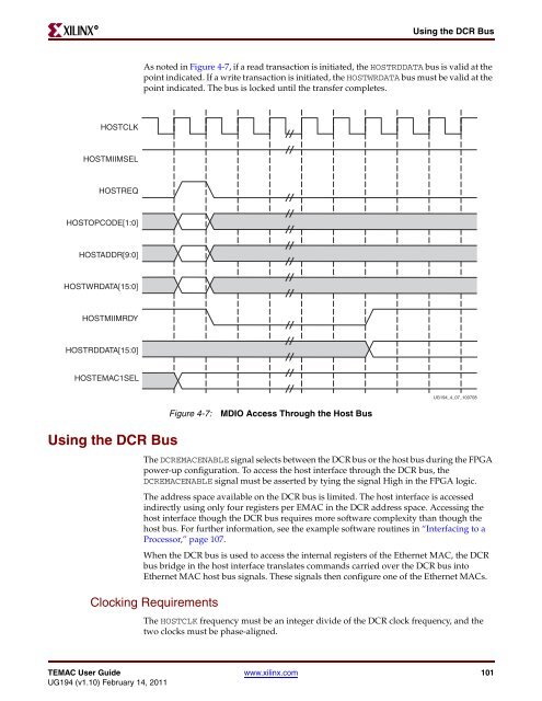 Xilinx UG194 Virtex-5 FPGA Embedded Tri-Mode Ethernet MAC ...