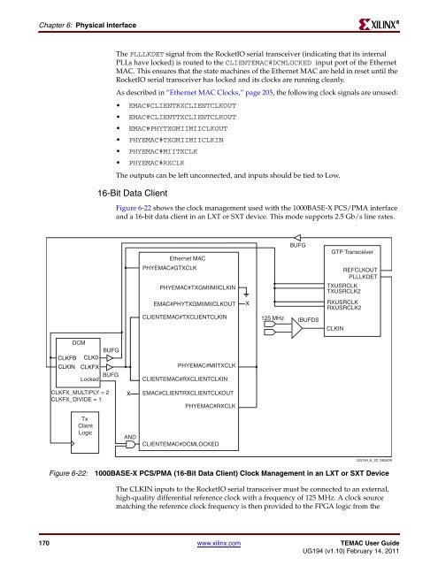 Xilinx UG194 Virtex-5 FPGA Embedded Tri-Mode Ethernet MAC ...