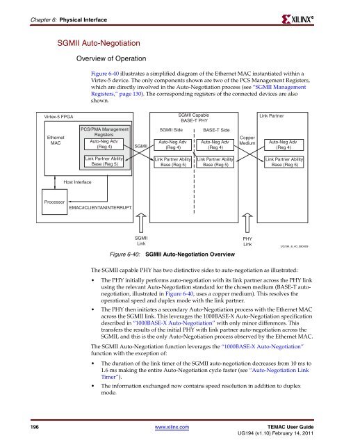 Xilinx UG194 Virtex-5 FPGA Embedded Tri-Mode Ethernet MAC ...