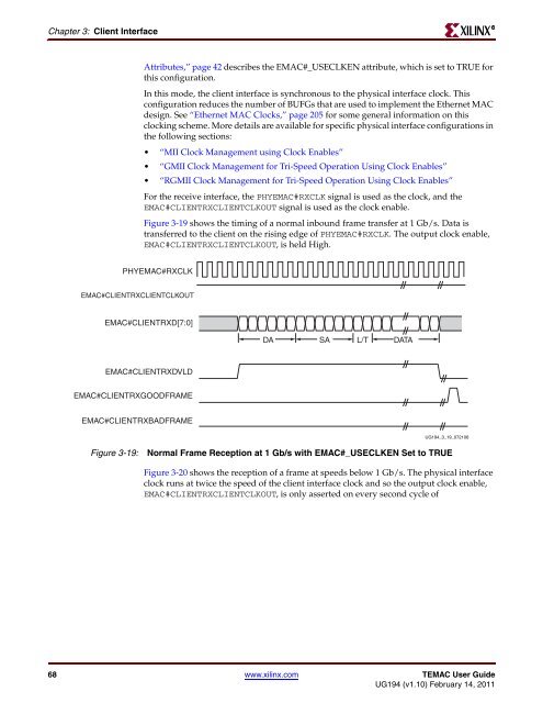 Xilinx UG194 Virtex-5 FPGA Embedded Tri-Mode Ethernet MAC ...