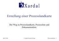 Erstellung einer Prozesslandkarte - Xardal