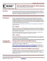 Xilinx XAPP503, SVF and XSVF File Formats for Xilinx Devices ...