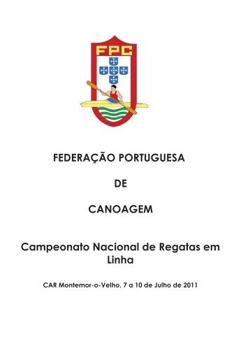 Campeonato Nacional d e Regatas em Linha - Federação ...